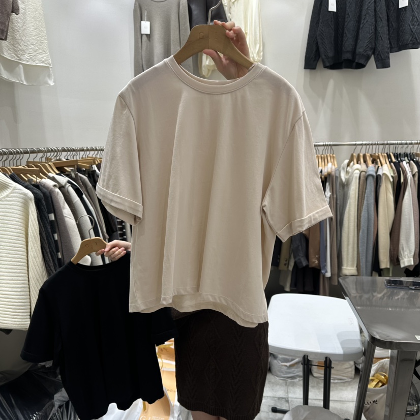 G.I-L東大門㊣實拍女裝新款推薦25秋冬休閑時尚職業T恤SaleG.I-LT恤圖色2