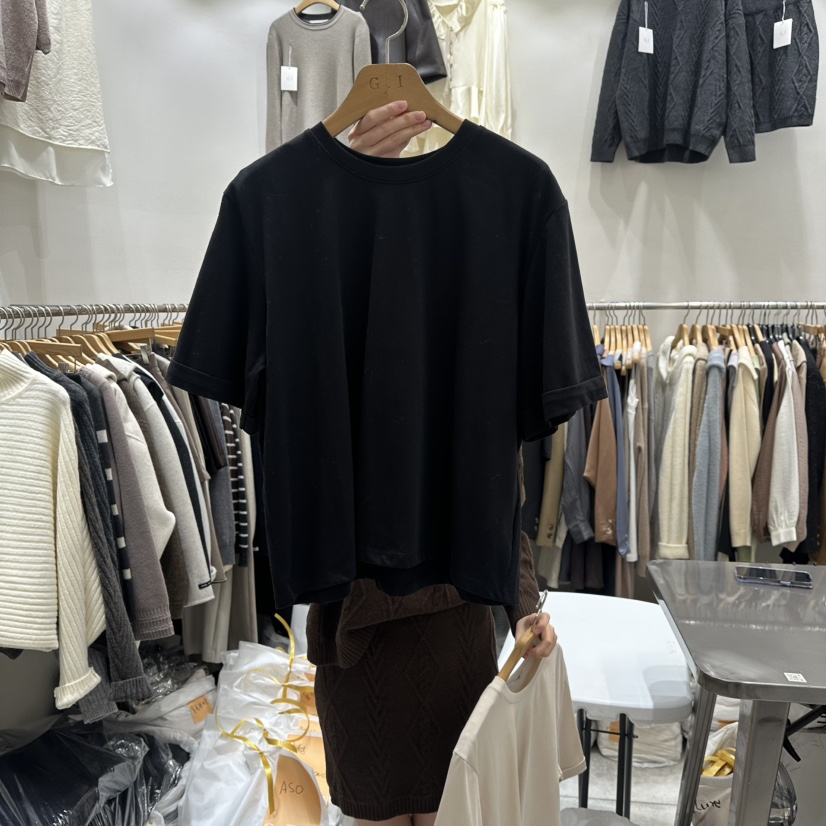 G.I-L東大門㊣實拍女裝新款推薦25秋冬休閑時尚職業T恤SaleG.I-LT恤圖色4