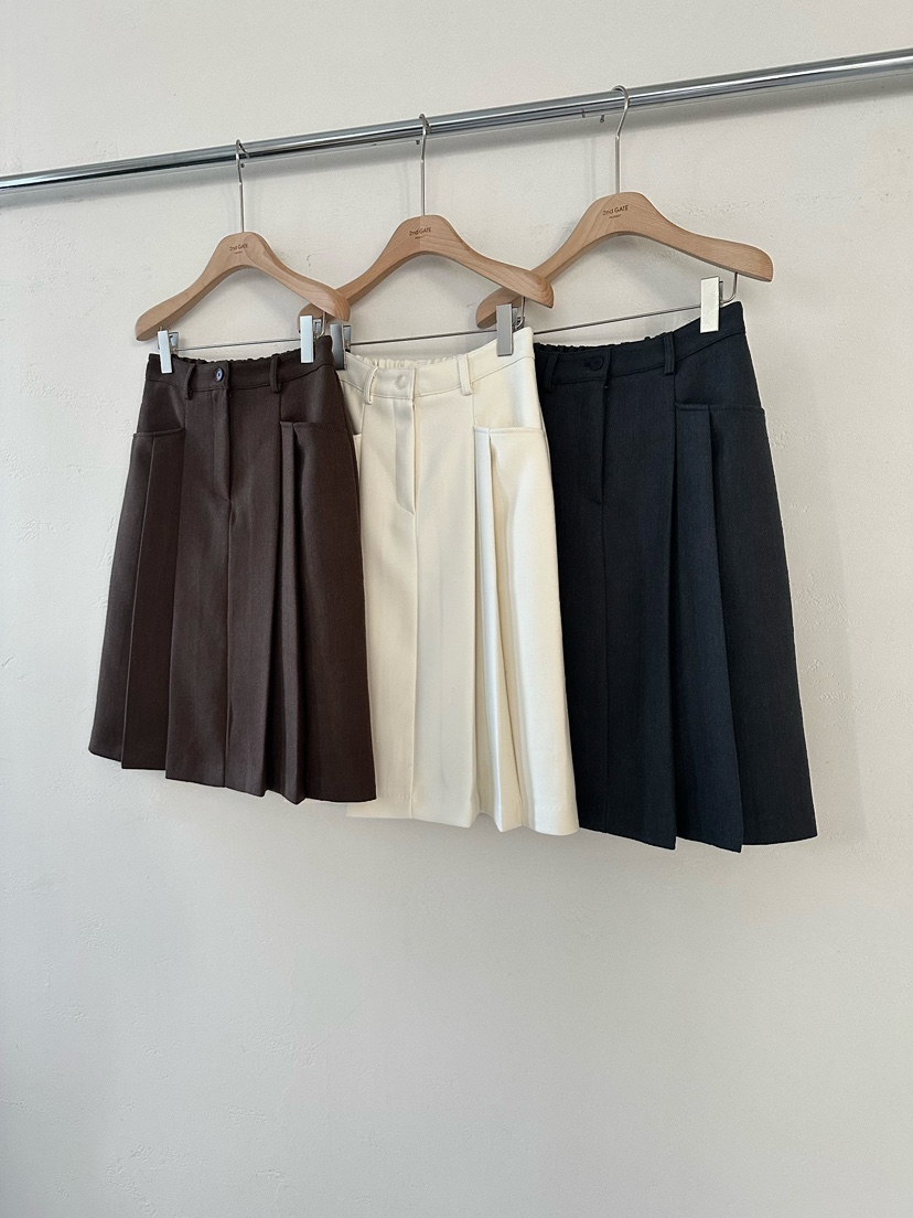 2ND GATE東大門㊣直郵女士新款25秋冬熱賣休閑半身裙中短裙2ND GATE半身裙/中短裙