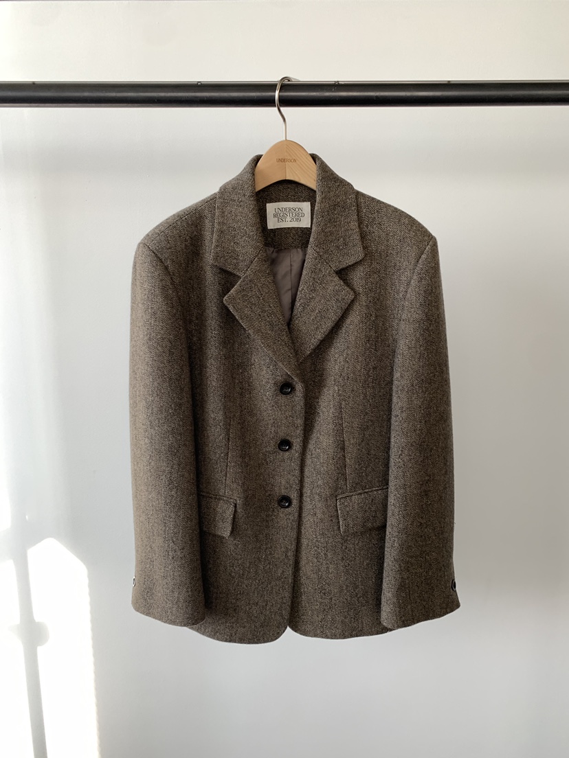 UNDERSON韓國直郵㊣女士新款職業25秋冬時尚熱賣人氣推薦夾克UNDERSON夾克圖色1