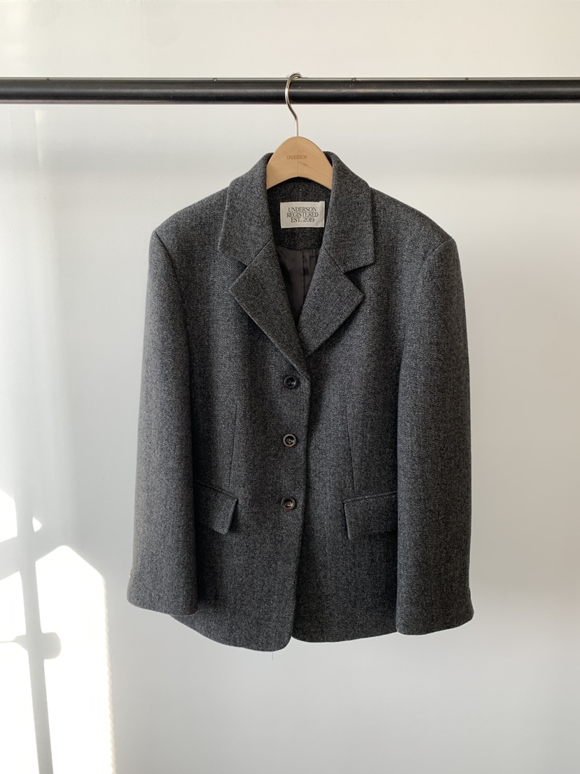 UNDERSON韓國直郵㊣女士新款職業25秋冬時尚熱賣人氣推薦夾克UNDERSON夾克圖色2