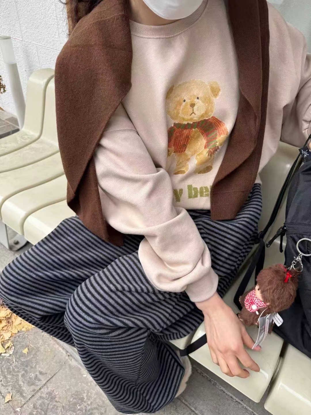 EUN-은-OT東大門㊣直郵女士新款真品休閑推薦衛衣不含披肩EUN-은-OT衛衣