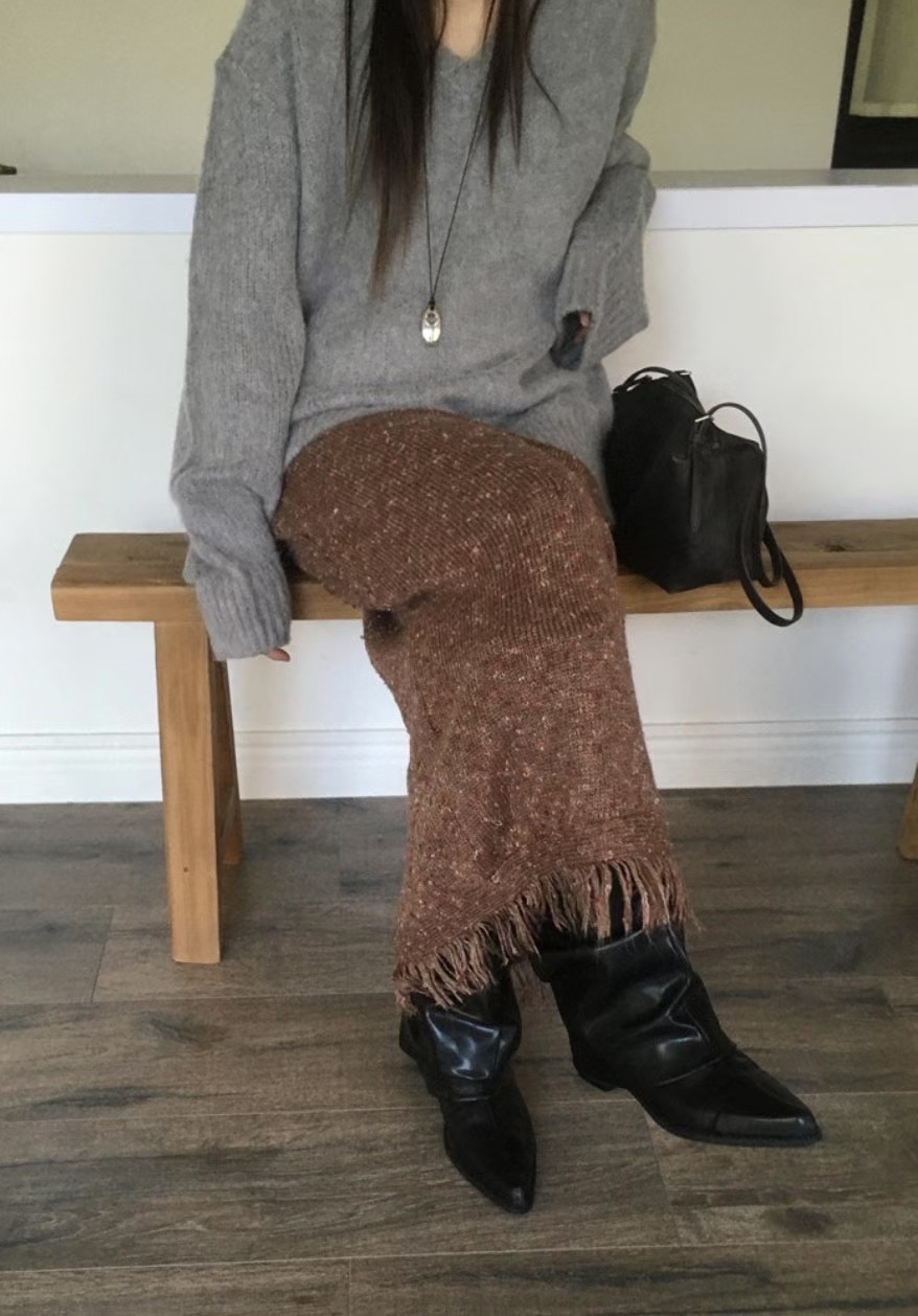 FOREVER YOUNG東大門㊣直郵女裝新品時尚職業休閑真品長裙FOREVER YOUNG長裙