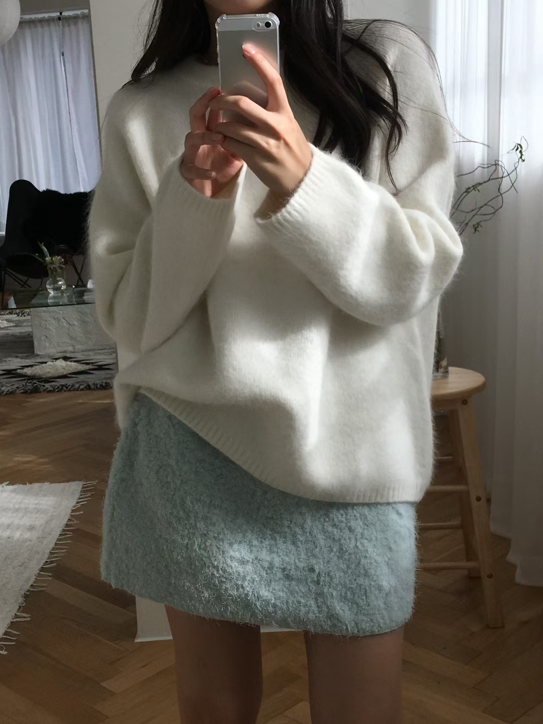 FOREVER YOUNG東大門㊣代購女士新品時尚休閑25秋冬針織衫FOREVER YOUNG針織衫圖色2