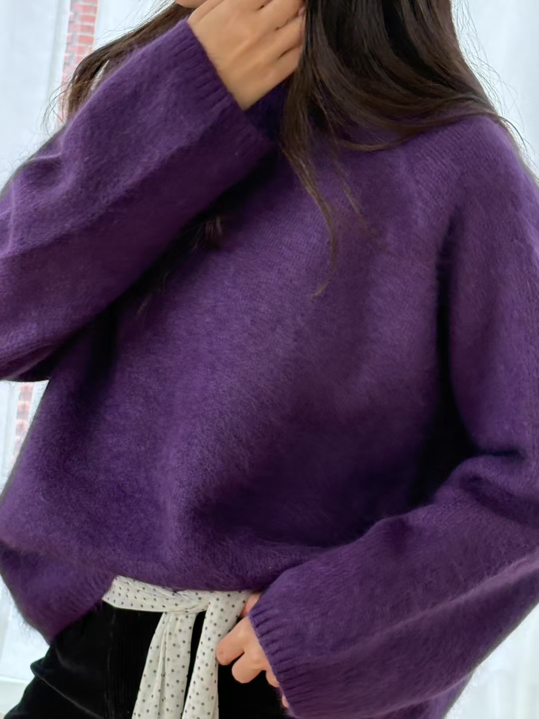 FOREVER YOUNG東大門㊣代購女士新品時尚休閑25秋冬針織衫FOREVER YOUNG針織衫圖色3