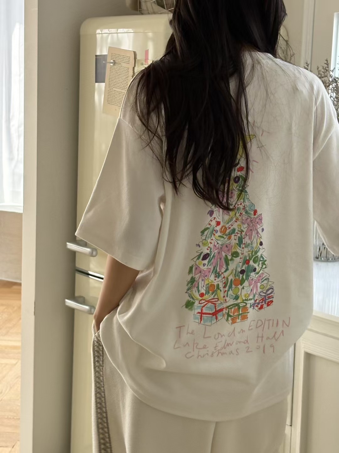 FOREVER YOUNG韓國代購㊣女裝新款職業25秋冬熱賣時尚真品T恤FOREVER YOUNGT恤