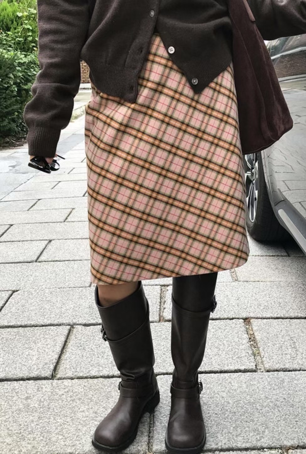 FOREVER YOUNG東大門㊣代購女裝新款推薦休閑半身裙中短裙FOREVER YOUNG半身裙/中短裙圖色1