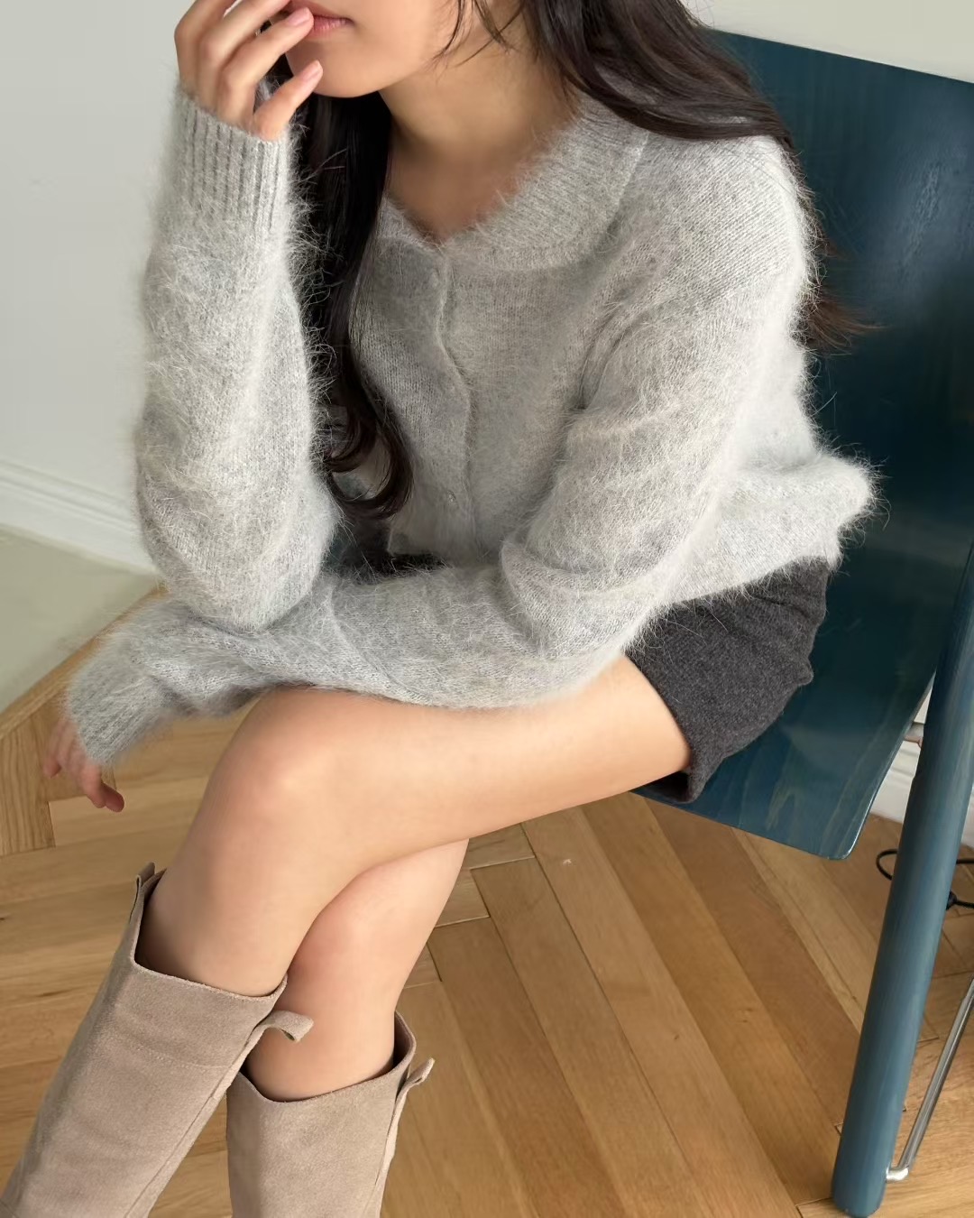 FOREVER YOUNG韓國直郵㊣女裝新款25秋冬休閑真品熱賣針織衫FOREVER YOUNG針織衫