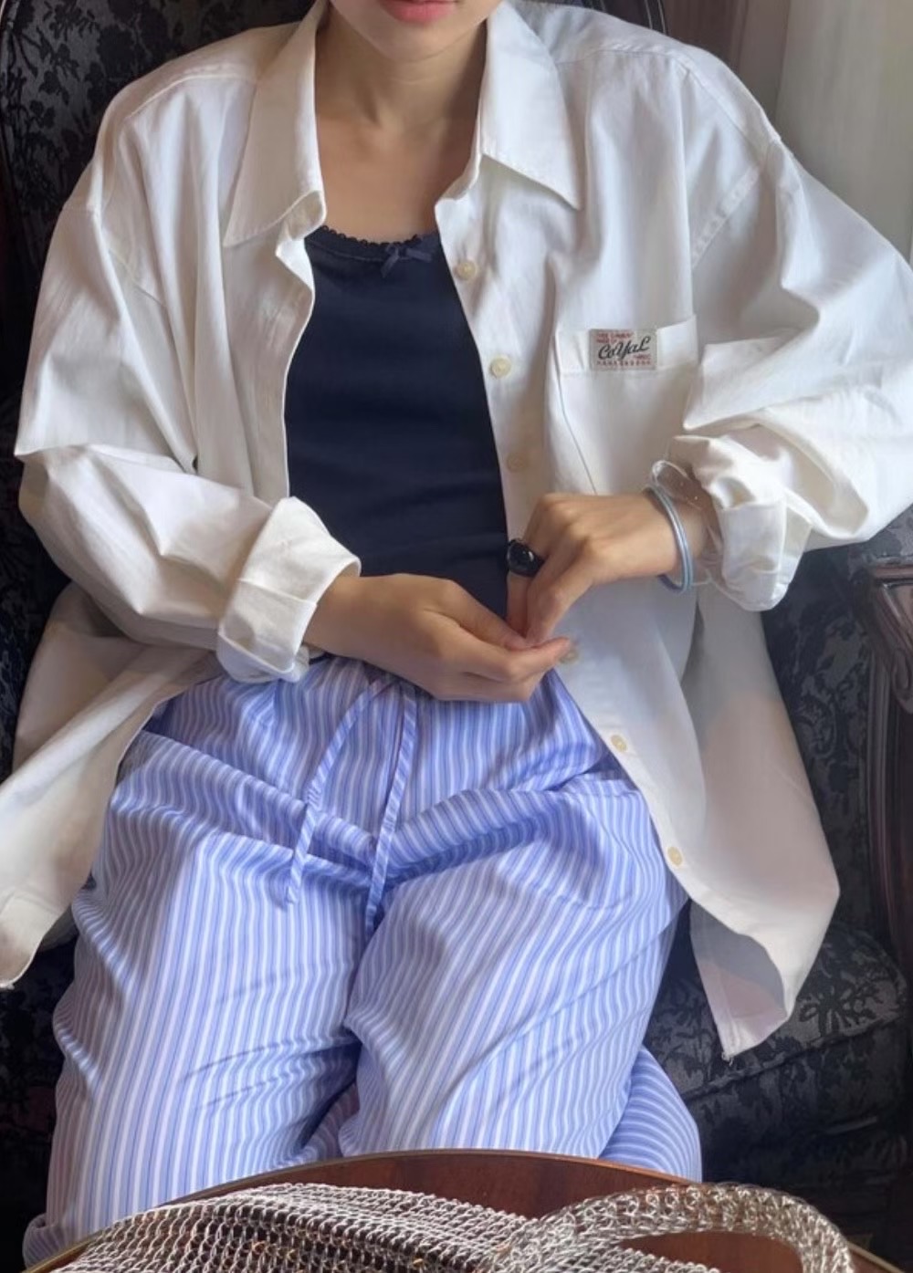 FOREVER YOUNG東大門㊣實拍女士新品時尚熱賣25秋冬襯衫蕾絲衫FOREVER YOUNG襯衫/蕾絲衫