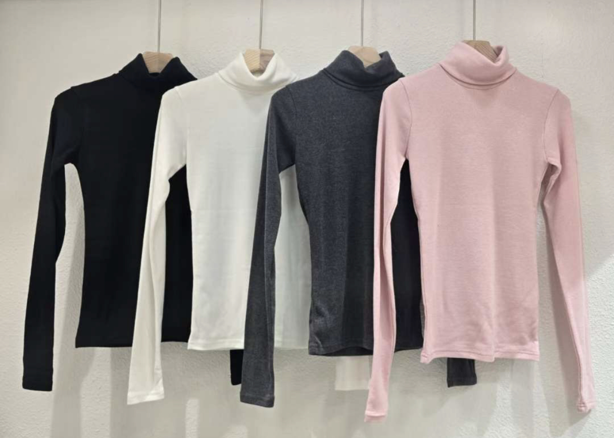 PUDDING韓國代購㊣女裝新款時尚真品人氣休閑推薦長袖T恤抓絨PUDDING長袖T恤圖色1左一色