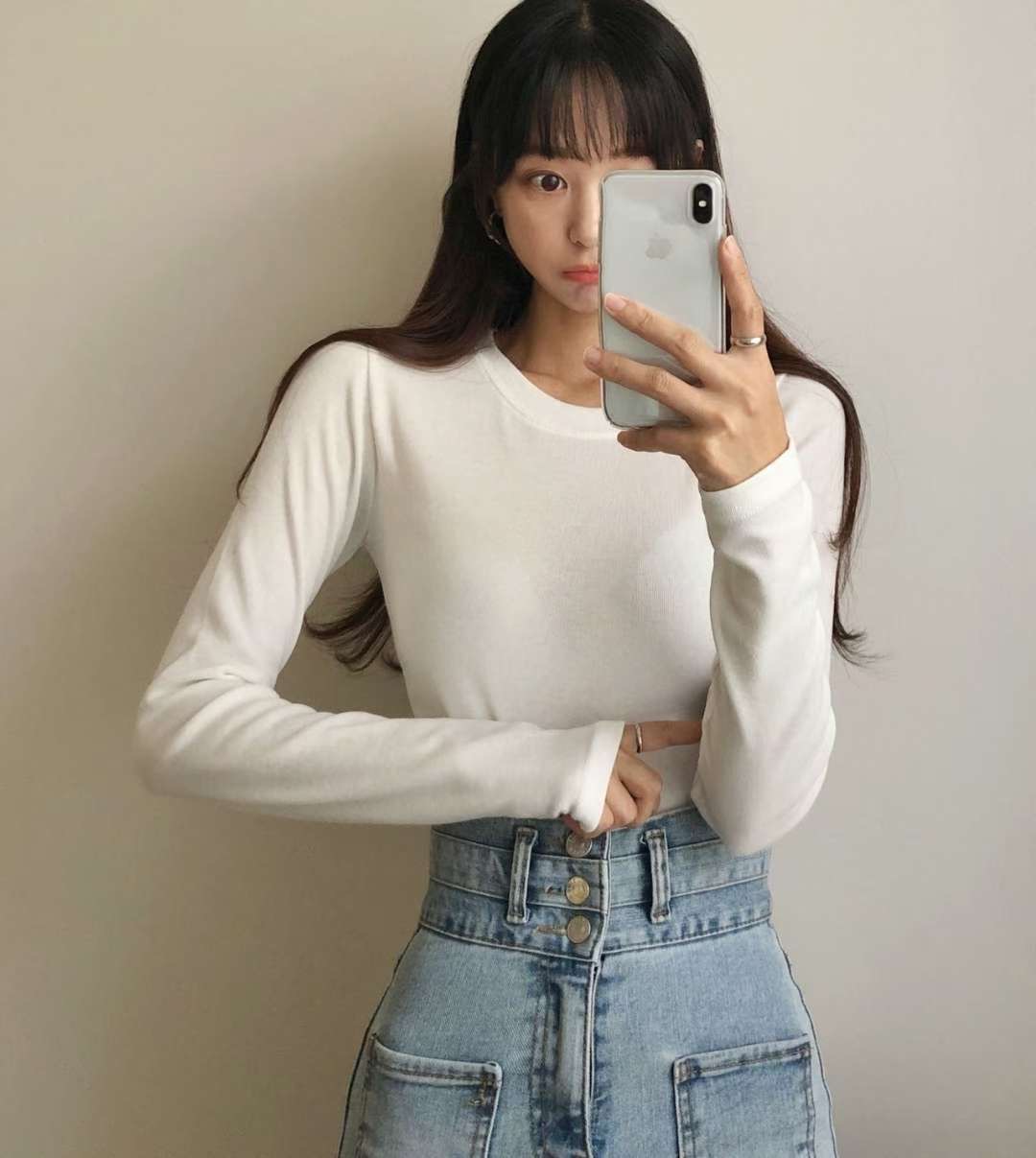 PUDDING東大門㊣代購女裝新款休閑熱賣人氣時尚25秋冬長袖T恤PUDDING長袖T恤圖色2