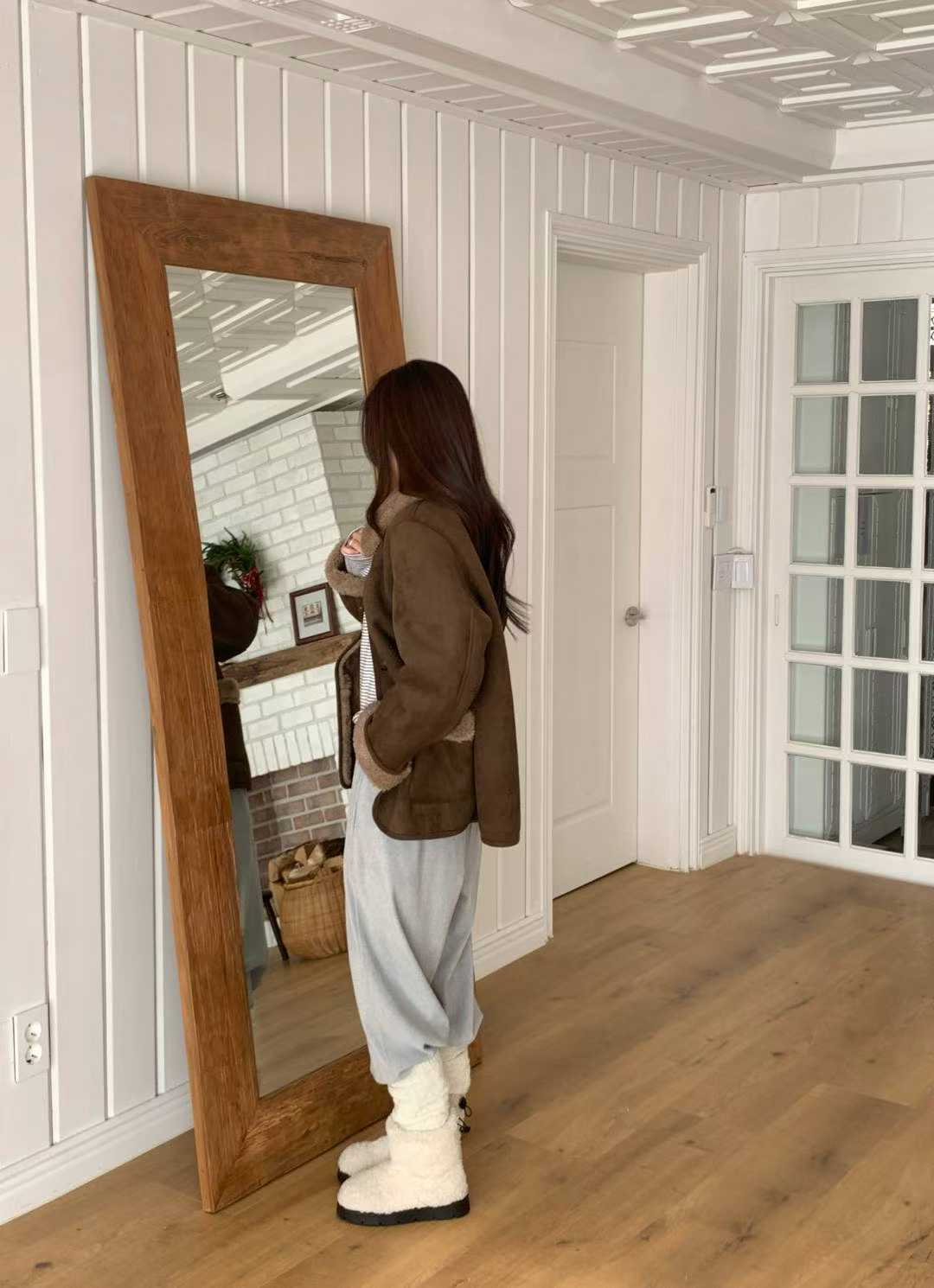 ONEMORETHING東大門㊣直郵女士新款熱賣真品25秋冬短款大衣ONEMORETHING短款大衣