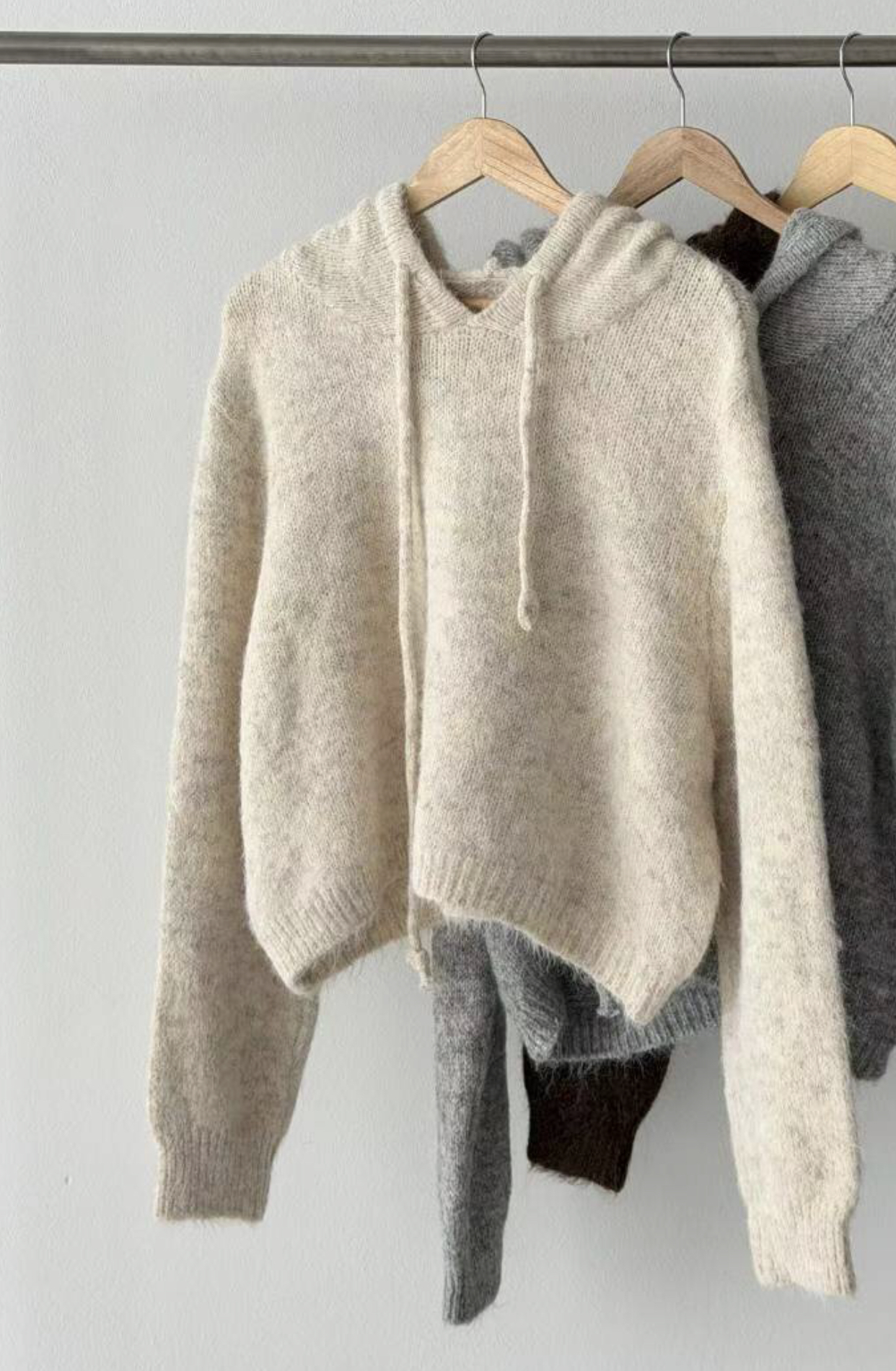 CELEB-셀럽-T東大門㊣實拍女裝新款真品針織衫連帽針織衫羊毛CELEB-T針織衫圖色1