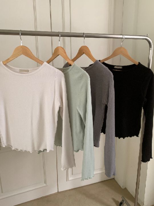 DOIT東大門㊣實拍女士新品推薦熱賣人氣時尚25秋冬真品長袖T恤DOIT長袖T恤圖色3左三色