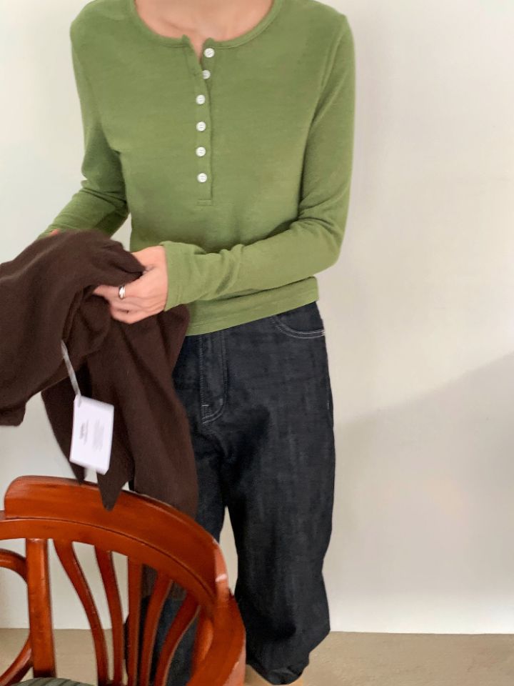 DOIT韓國代購㊣女士新品推薦真品25秋冬職業時尚人氣長袖T恤DOIT長袖T恤