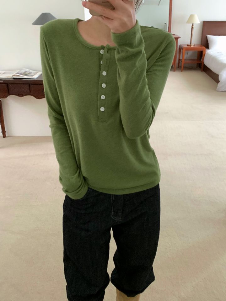 DOIT韓國代購㊣女士新品推薦真品25秋冬職業時尚人氣長袖T恤DOIT長袖T恤