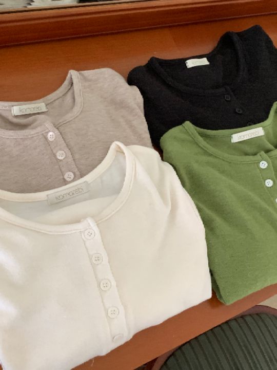 DOIT韓國代購㊣女士新品推薦真品25秋冬職業時尚人氣長袖T恤DOIT長袖T恤