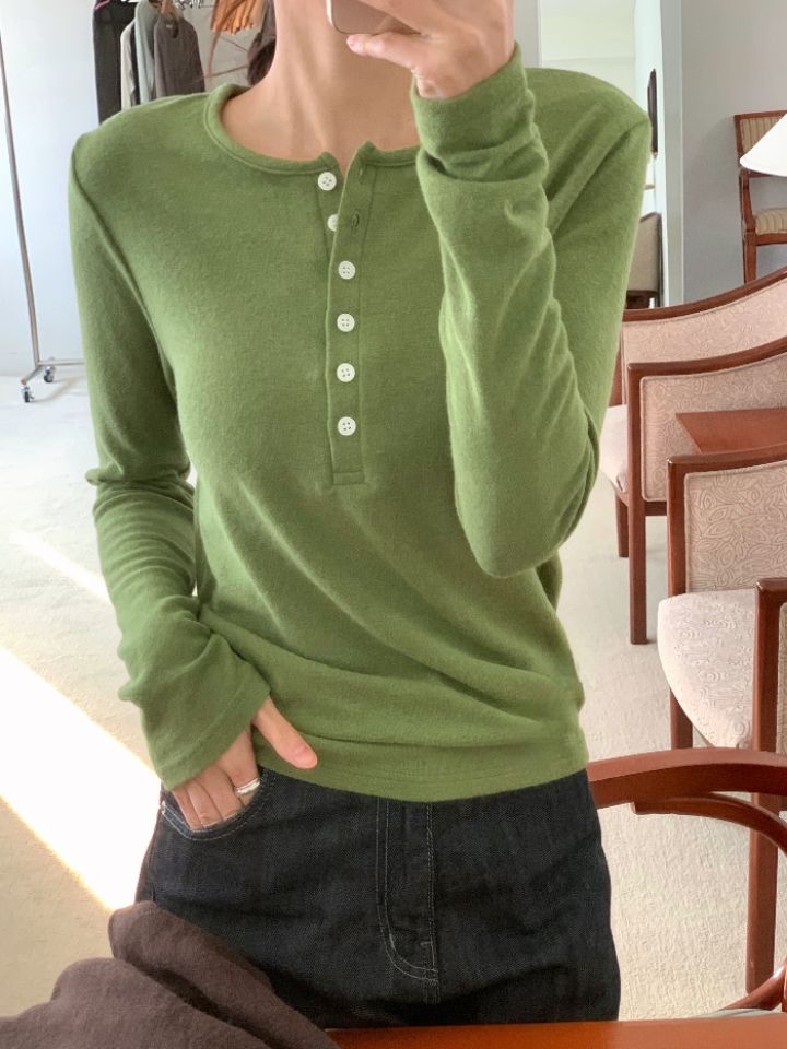 DOIT韓國代購㊣女士新品推薦真品25秋冬職業時尚人氣長袖T恤DOIT長袖T恤