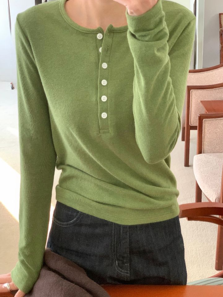 DOIT韓國代購㊣女士新品推薦真品25秋冬職業時尚人氣長袖T恤DOIT長袖T恤圖色3