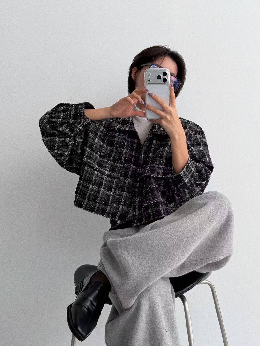 CELEB-셀럽-T東大門㊣直郵女士新款職業熱賣25秋冬時尚夾克CELEB-T夾克