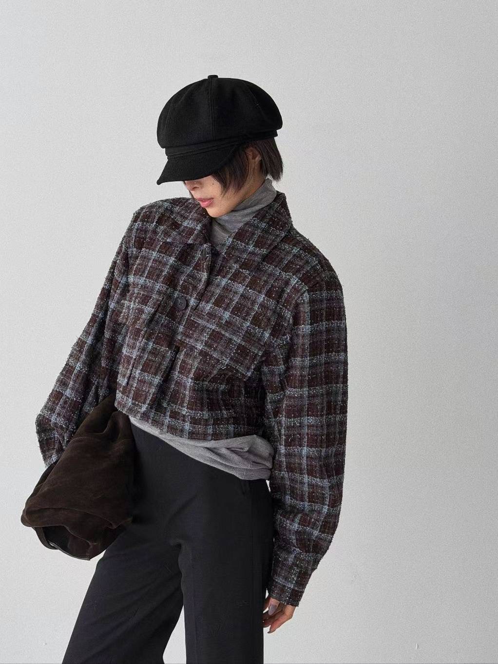 CELEB-셀럽-T東大門㊣直郵女士新款職業熱賣25秋冬時尚夾克CELEB-T夾克圖色2