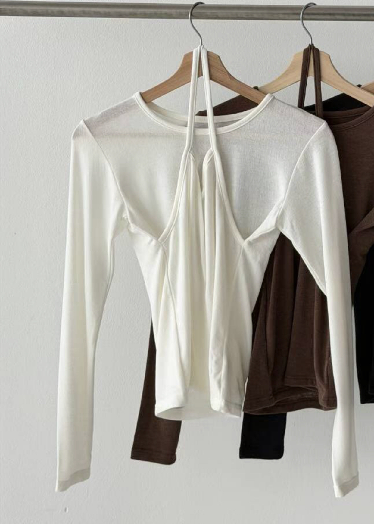 CELEB-셀럽-T東大門㊣直郵女裝新品25秋冬人氣職業長袖T恤CELEB-T長袖T恤圖色1