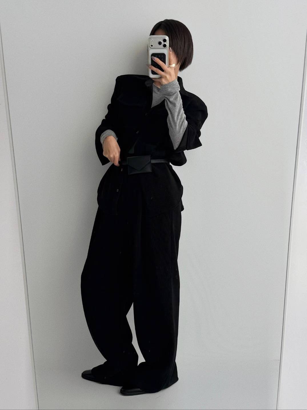 CELEB-셀럽-T東大門㊣代購女裝新款25秋冬套裝不含腰包套裝CELEB-T套裝