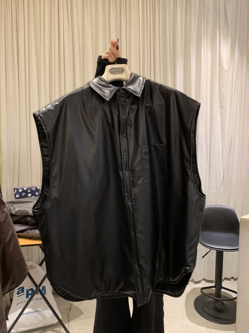 PAPERMOON韓國代購㊣女士新款25秋冬時尚真品熱賣職業推薦馬甲paper moon馬甲圖色1