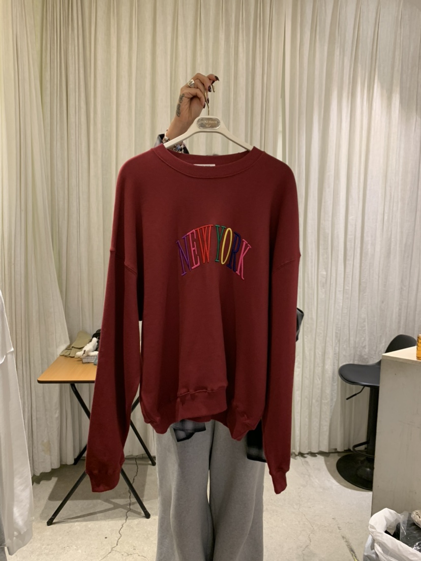 PAPERMOON韓國代購㊣女裝新品25秋冬推薦熱賣休閑時尚職業衛衣paper moon衛衣圖色3