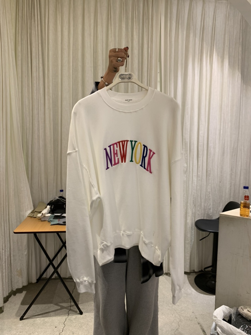 PAPERMOON韓國代購㊣女裝新品25秋冬推薦熱賣休閑時尚職業衛衣paper moon衛衣圖色4