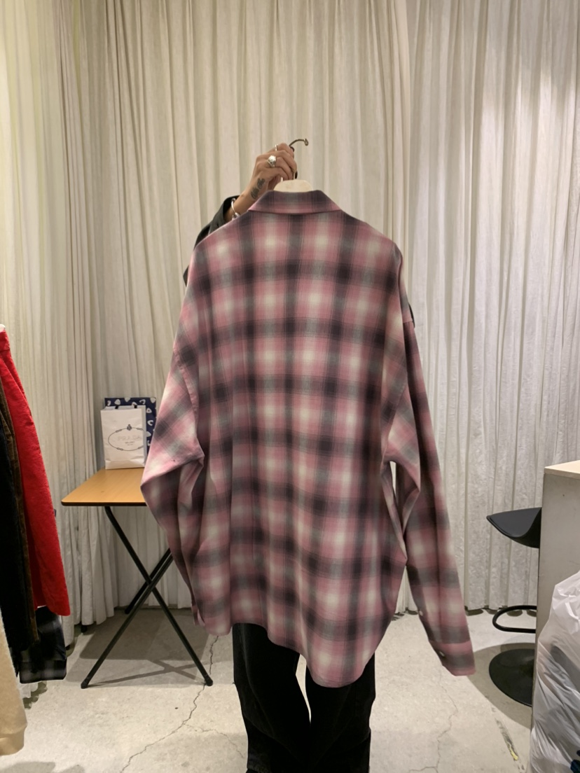 PAPERMOON韓國直郵㊣女士新款真品熱賣時尚職業襯衫蕾絲衫格子paper moon襯衫/蕾絲衫