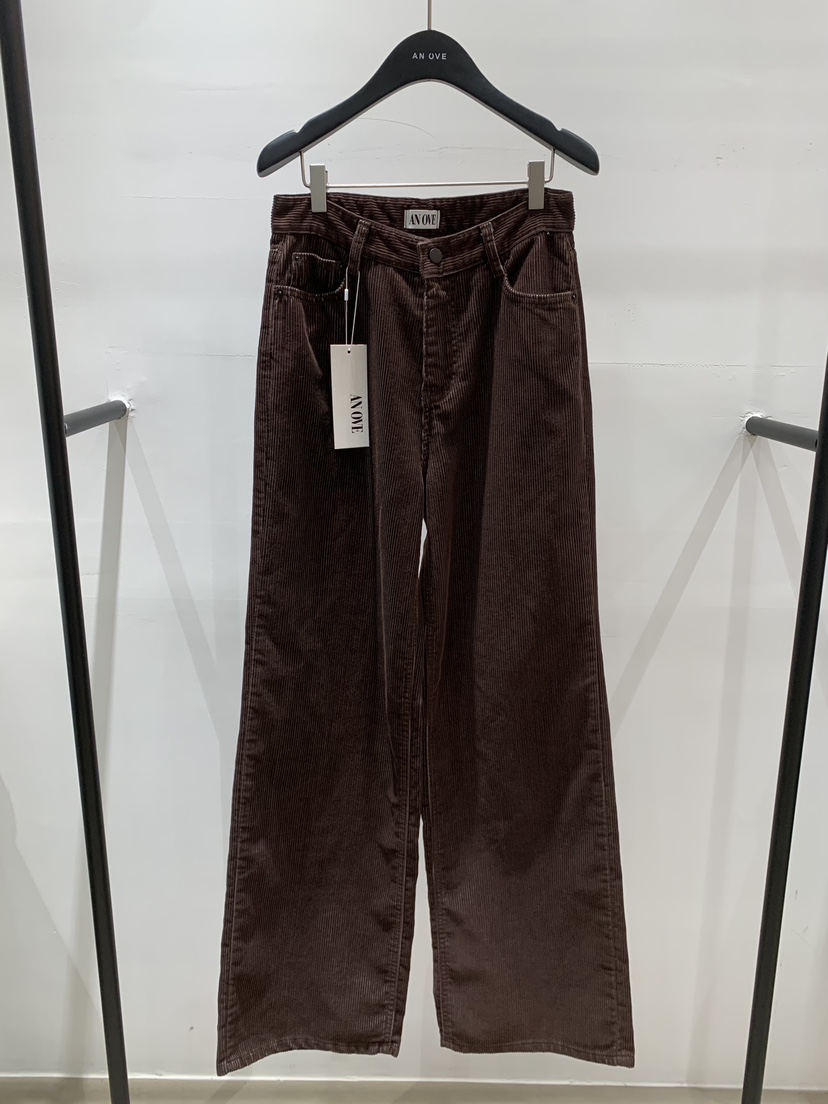 ANOVE東大門㊣實拍女裝新款熱賣人氣時尚休閑推薦休閑褲復古ANOVE休閑褲圖色1