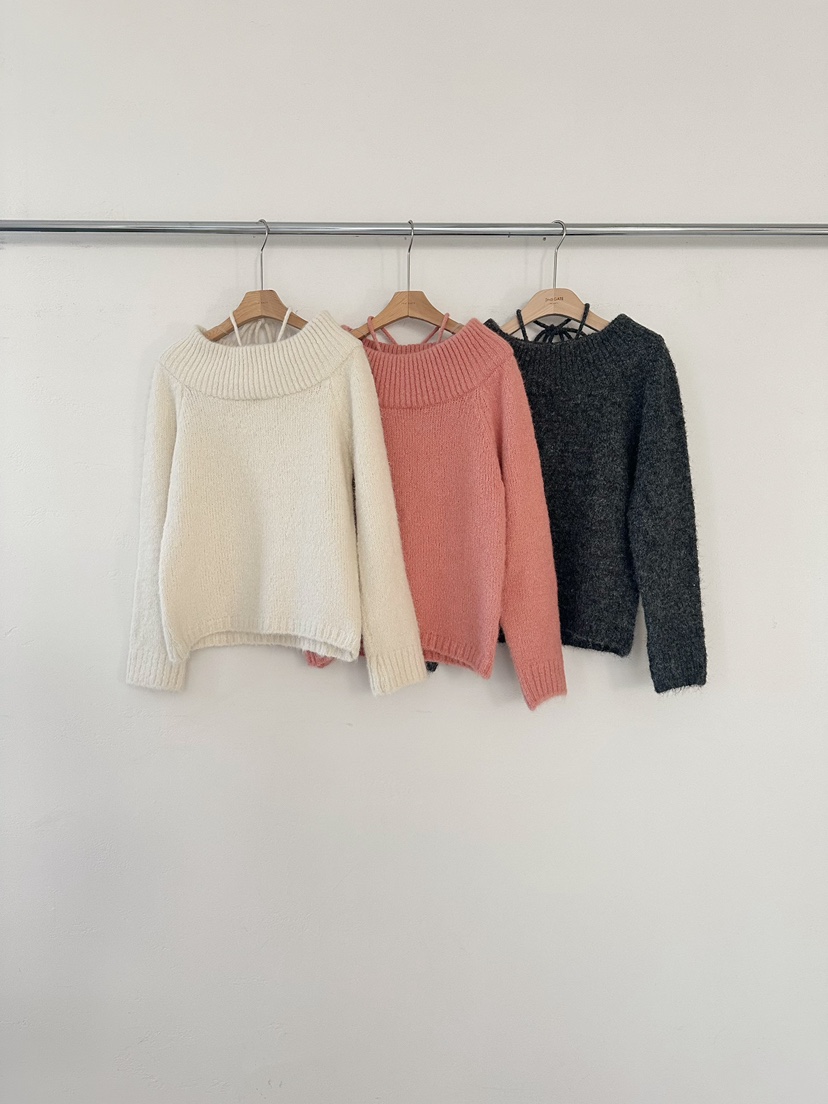 2ND GATE東大門㊣實拍女裝新款25秋冬職業休閑人氣推薦針織衫2ND GATE針織衫