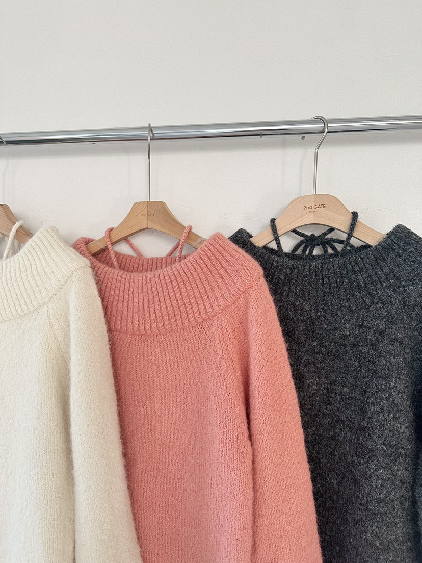 2ND GATE東大門㊣實拍女裝新款25秋冬職業休閑人氣推薦針織衫2ND GATE針織衫