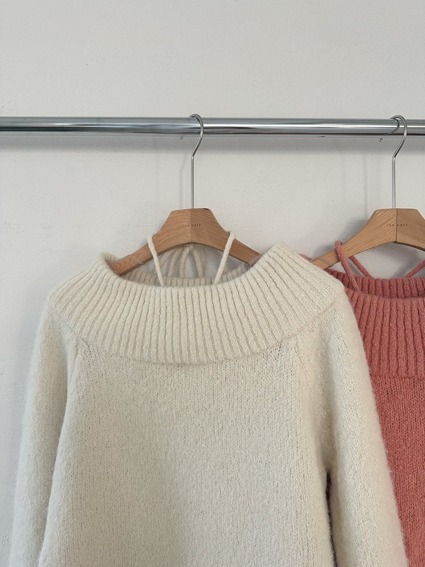 2ND GATE東大門㊣實拍女裝新款25秋冬職業休閑人氣推薦針織衫2ND GATE針織衫