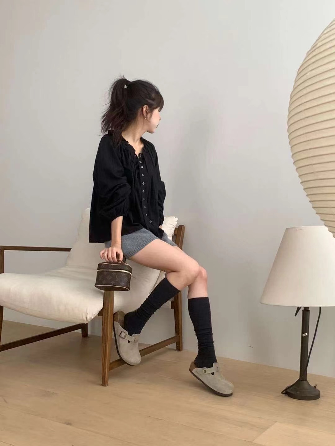 MIELLE-미엘르-OT東大門㊣直郵女裝新品熱賣職業襯衫蕾絲衫MIELLE-미엘르-OT襯衫/蕾絲衫