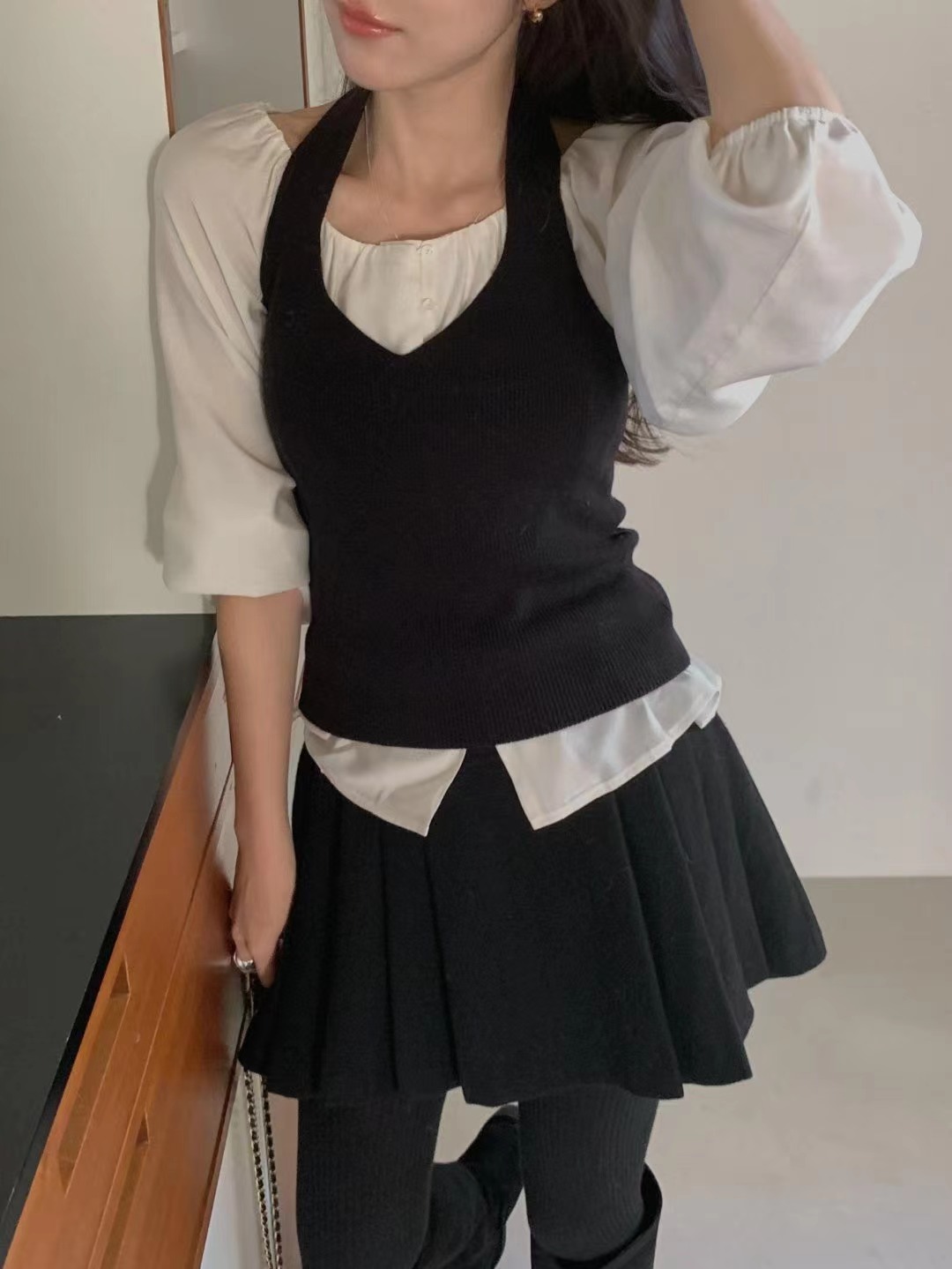 MIELLE-미엘르-OT東大門㊣代購女士新款職業吊帶背心不含內搭MIELLE-미엘르-OT吊帶/背心圖色3