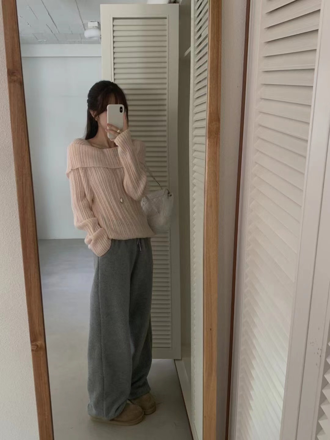 MIELLE-미엘르-OT東大門㊣直郵女裝新品推薦真品針織衫雙面MIELLE-미엘르-OT針織衫