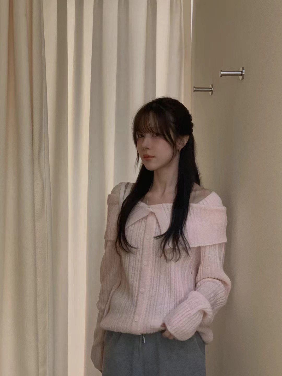 MIELLE-미엘르-OT東大門㊣直郵女裝新品推薦真品針織衫雙面MIELLE-미엘르-OT針織衫