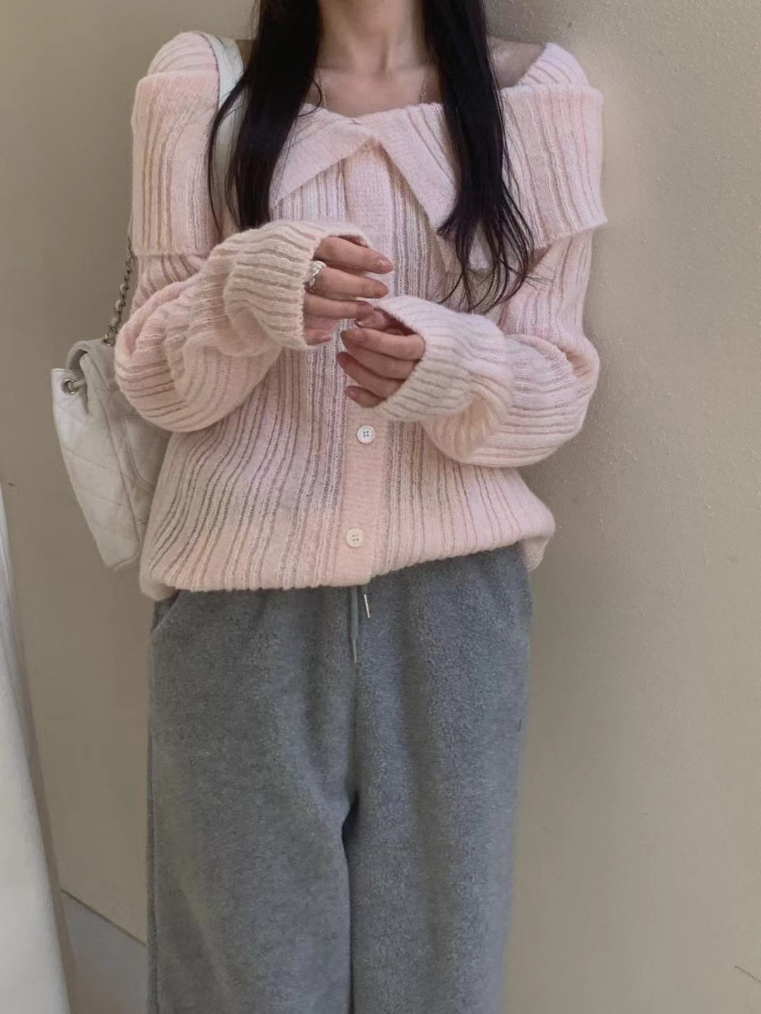 MIELLE-미엘르-OT東大門㊣直郵女裝新品推薦真品針織衫雙面MIELLE-미엘르-OT針織衫圖色2