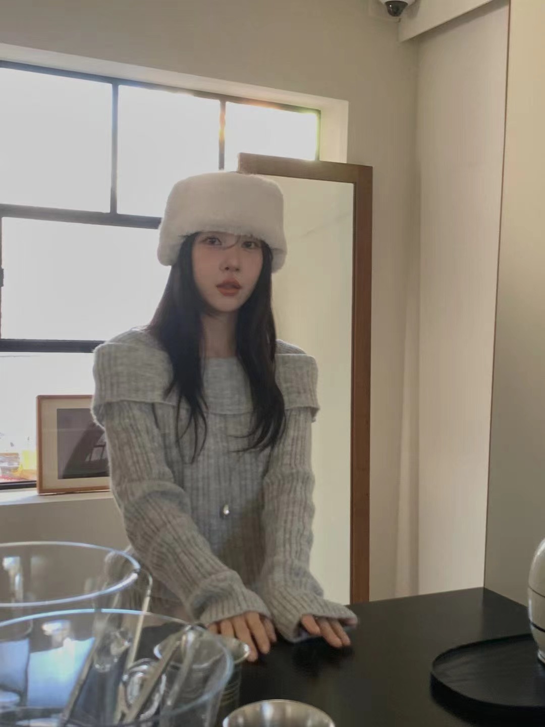 MIELLE-미엘르-OT東大門㊣直郵女裝新品推薦真品針織衫雙面MIELLE-미엘르-OT針織衫圖色3