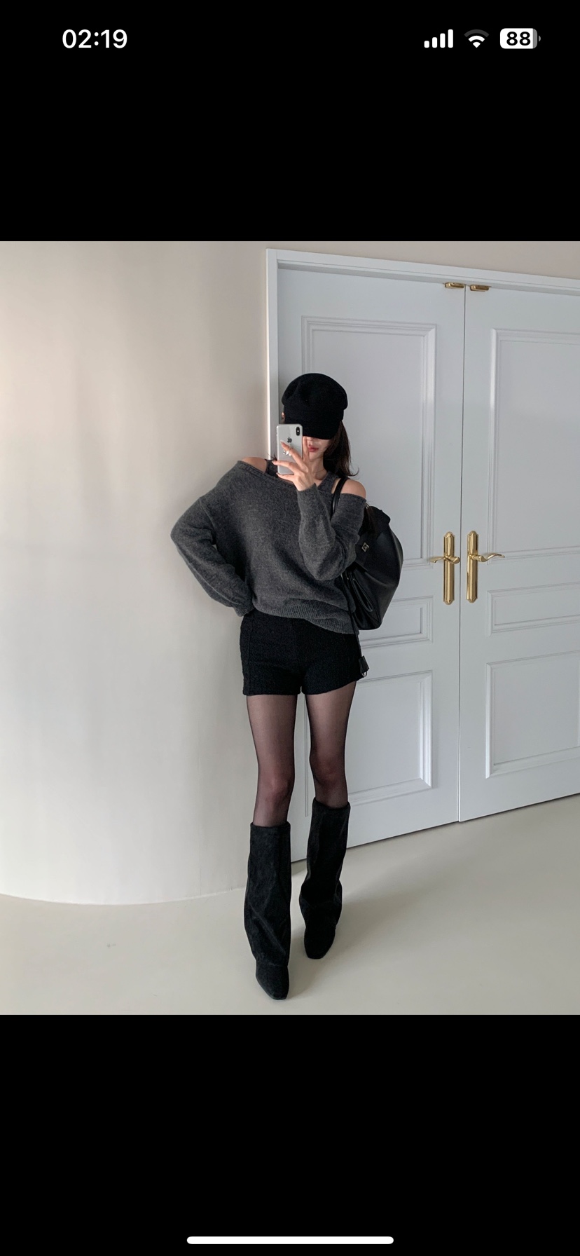 OPPA東大門㊣代購女裝新品25秋冬推薦熱賣真品時尚靴子牛皮OPPA靴子