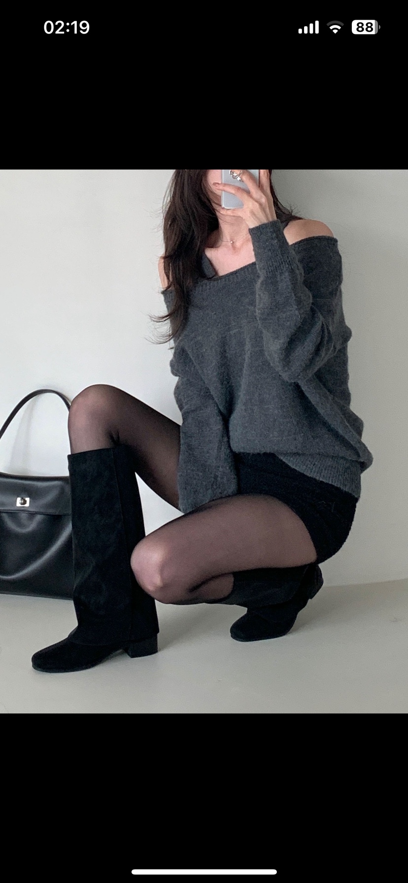 OPPA東大門㊣代購女裝新品25秋冬推薦熱賣真品時尚靴子牛皮OPPA靴子