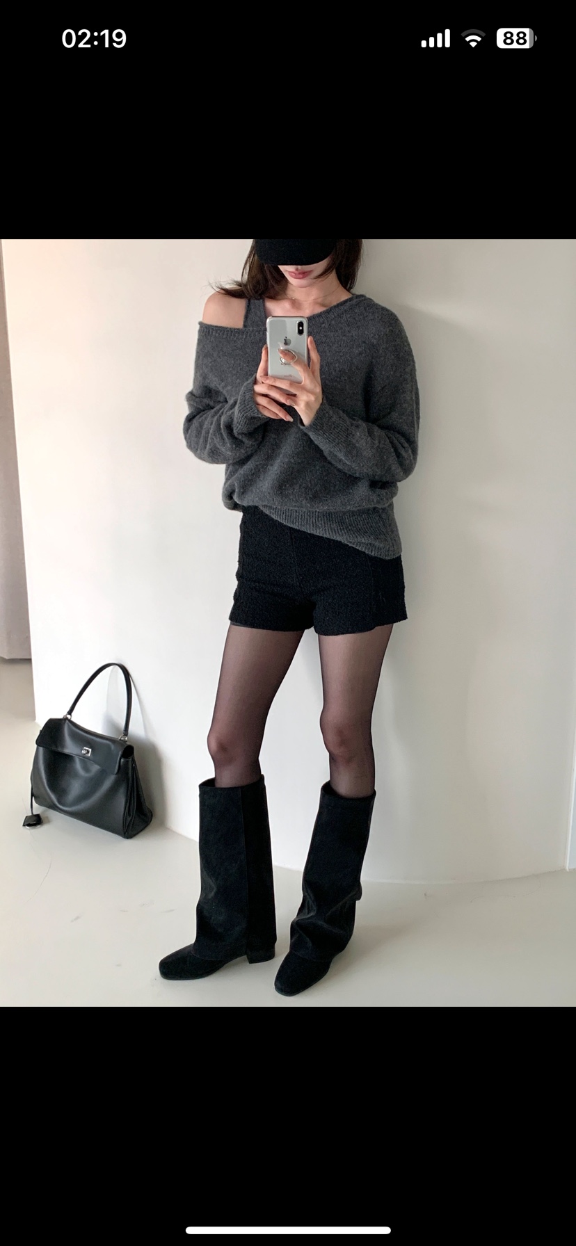 OPPA東大門㊣代購女裝新品25秋冬推薦熱賣真品時尚靴子牛皮OPPA靴子