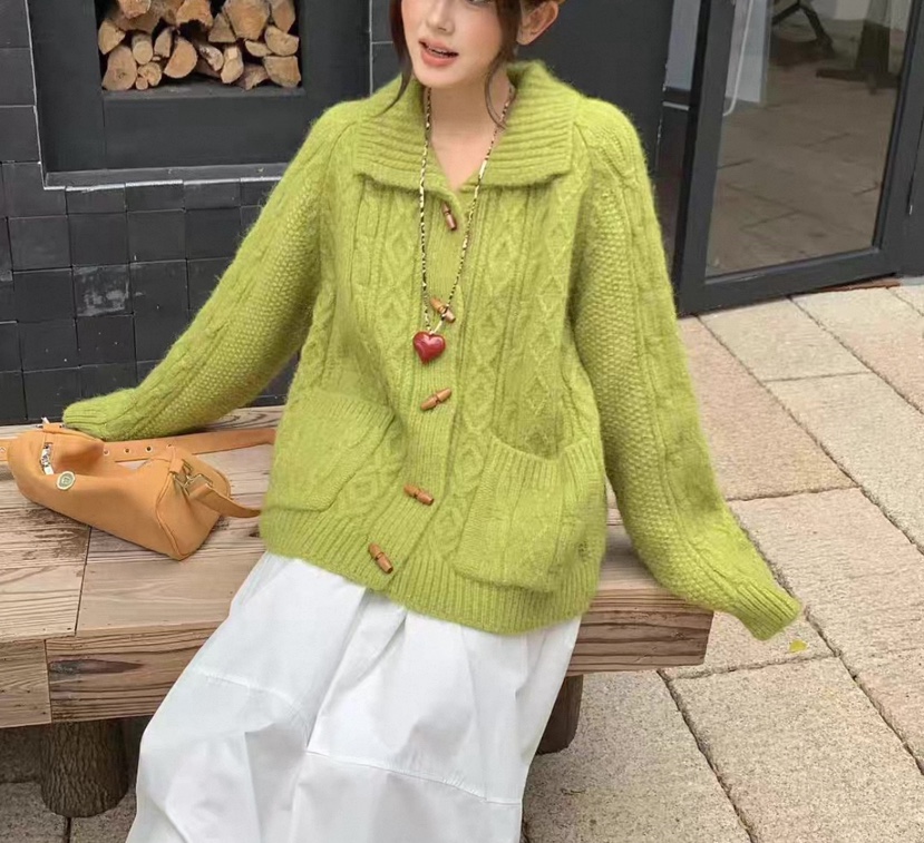 DOUZEMOIS韓國直郵㊣女士新品人氣休閑熱賣時尚推薦毛衣寬松DOUZEMOIS毛衣