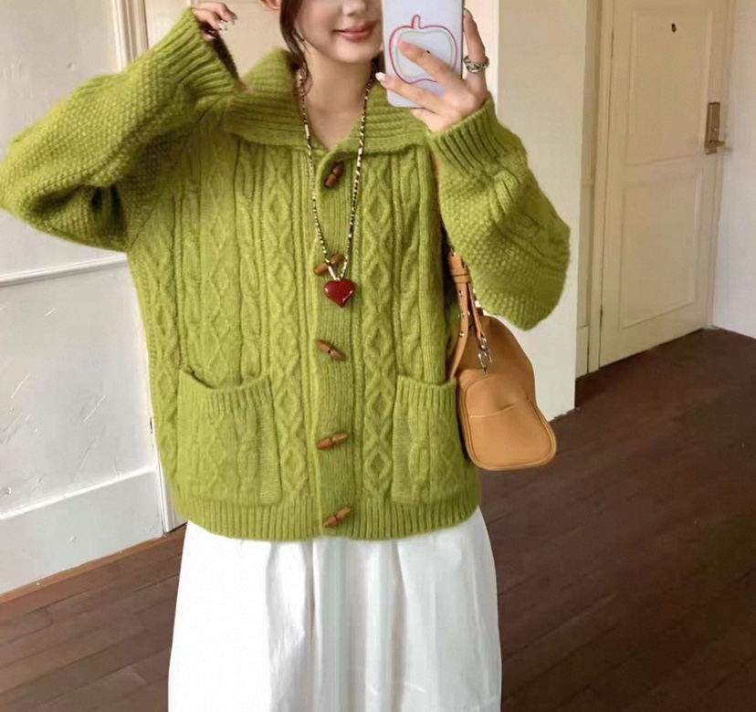 DOUZEMOIS韓國直郵㊣女士新品人氣休閑熱賣時尚推薦毛衣寬松DOUZEMOIS毛衣圖色3