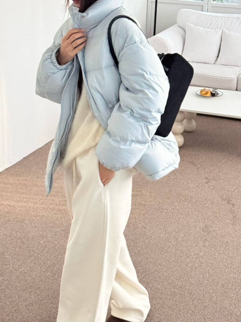 BUTTER-P東大門㊣直郵女裝新款25秋冬時尚人氣短款羽絨服毛皮BUTTER-P短款羽絨服