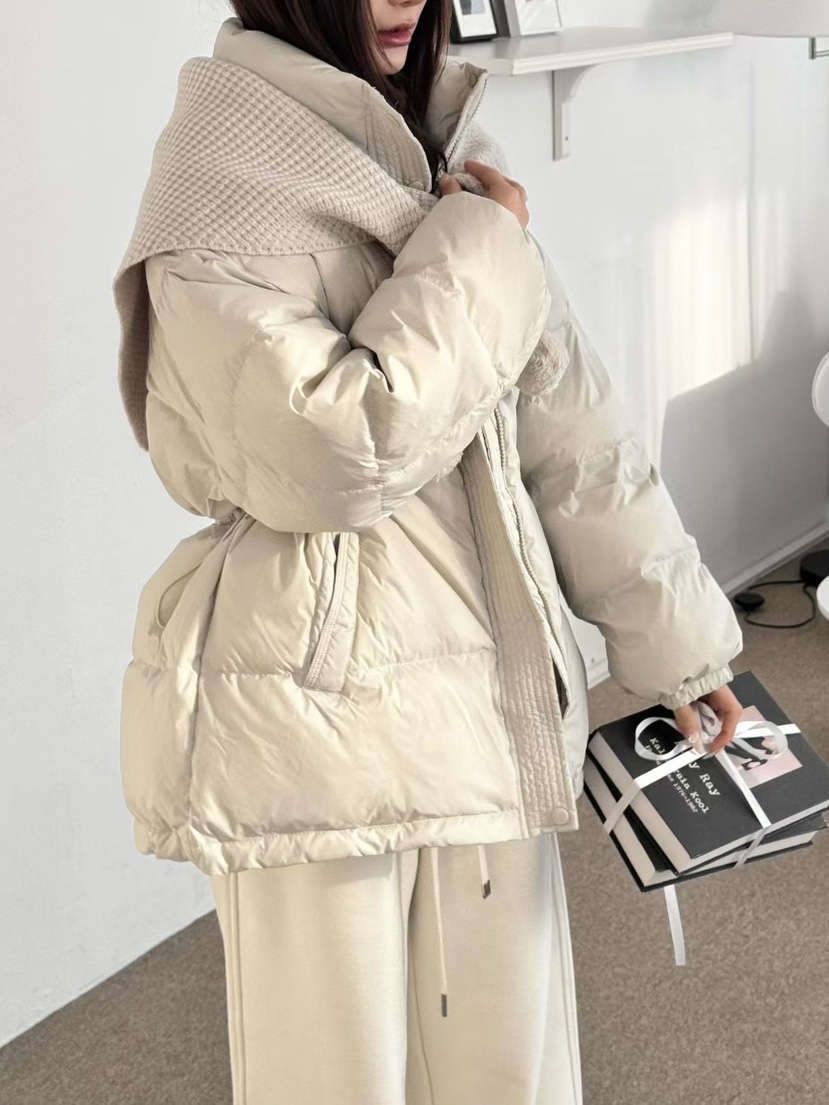 BUTTER-P東大門㊣直郵女裝新款25秋冬時尚人氣短款羽絨服毛皮BUTTER-P短款羽絨服