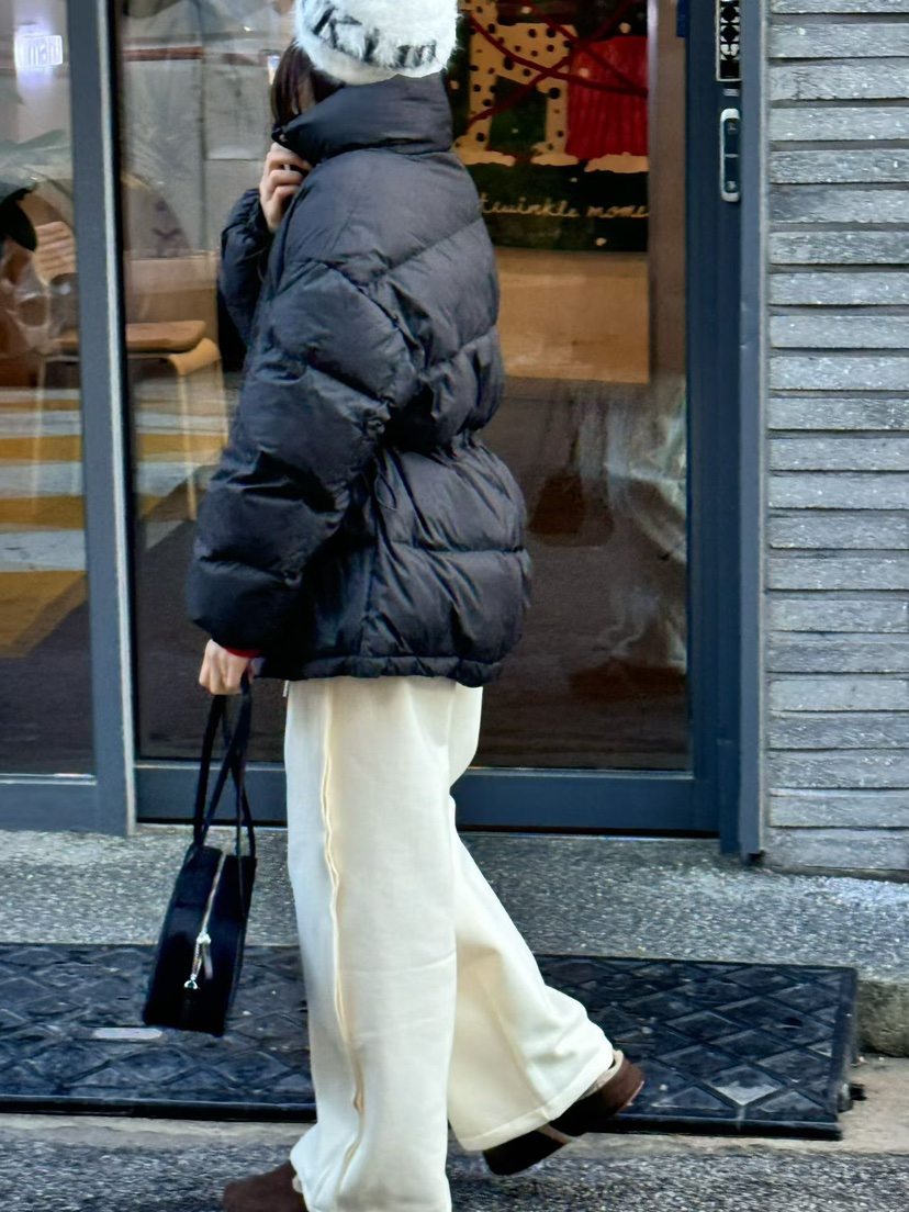 BUTTER-P東大門㊣直郵女裝新款25秋冬時尚人氣短款羽絨服毛皮BUTTER-P短款羽絨服