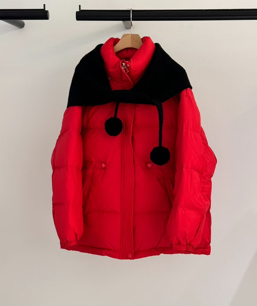 BUTTER-P東大門㊣直郵女裝新款25秋冬時尚人氣短款羽絨服毛皮BUTTER-P短款羽絨服圖色3